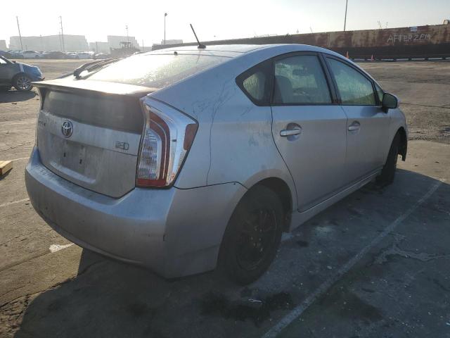 JTDKN3DU0C5524507 - 2012 TOYOTA PRIUS SILVER photo 3