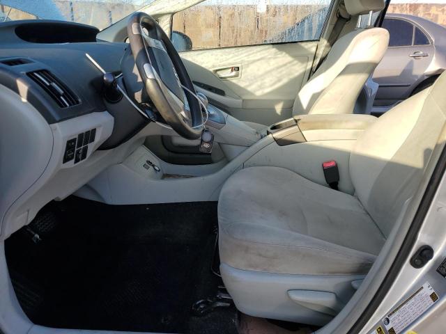 JTDKN3DU0C5524507 - 2012 TOYOTA PRIUS SILVER photo 7