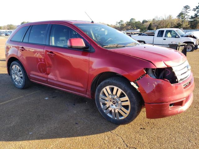 2FMDK3AC2ABA60976 - 2010 FORD EDGE SPORT RED photo 4