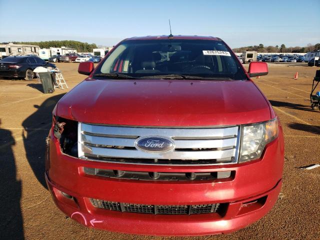 2FMDK3AC2ABA60976 - 2010 FORD EDGE SPORT RED photo 5