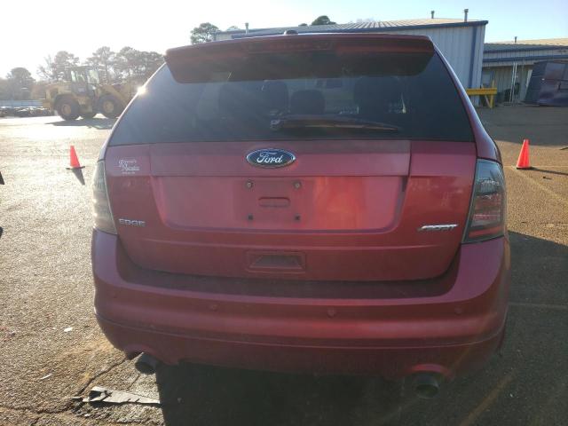 2FMDK3AC2ABA60976 - 2010 FORD EDGE SPORT RED photo 6