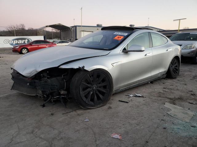 5YJSA1H25FFP78385 - 2015 TESLA MODEL S 85D SILVER photo 1