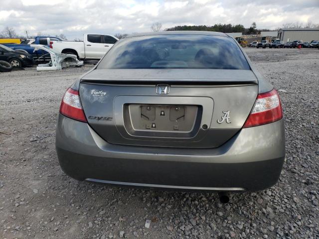 2HGFG12658H576513 - 2008 HONDA CIVIC LX GRAY photo 6