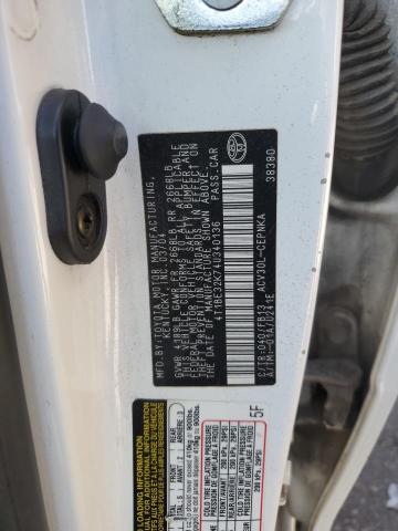 4T1BE32K74U340136 - 2004 TOYOTA CAMRY LE 白色 照片 12