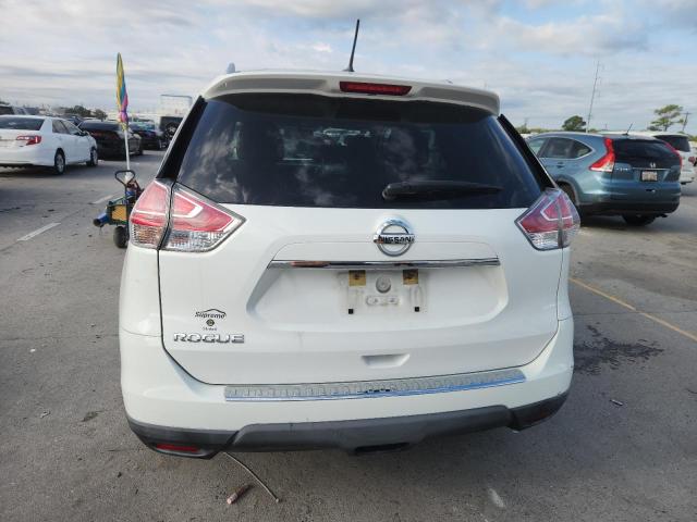 KNMAT2MT4GP723802 - 2016 NISSAN ROGUE S WHITE photo 6