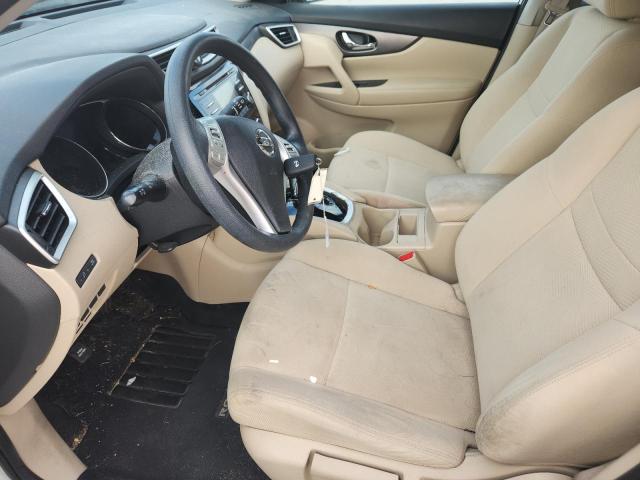 KNMAT2MT4GP723802 - 2016 NISSAN ROGUE S WHITE photo 7