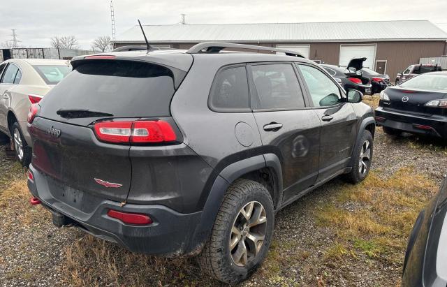 1C4PJMBS9EW236989 - 2014 JEEP CHEROKEE TRAILHAWK Boz foto 4