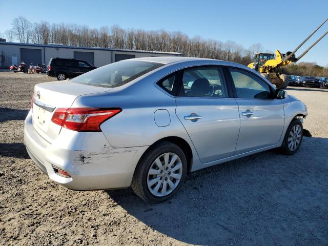 3N1AB7AP9GY309665 - 2016 NISSAN SENTRA S SILVER photo 3