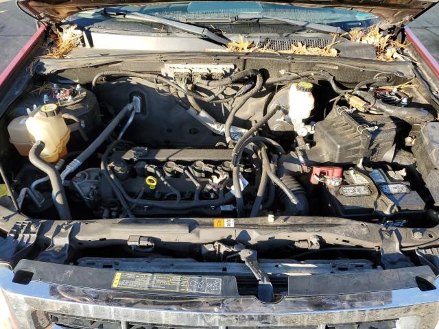 1FMCU0D79BKA66168 - 2011 FORD ESCAPE XLT წითელი ფოტო 12