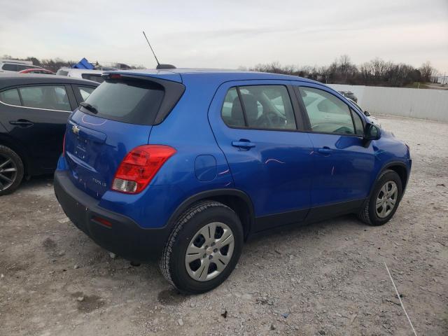 KL7CJKSB4GB671039 - 2016 CHEVROLET TRAX LS BLUE photo 3