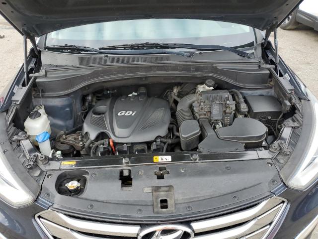 5XYZU3LB4FG281703 - 2015 HYUNDAI SANTA FE S GRAY photo 12