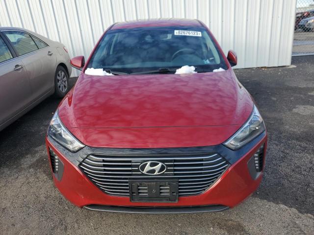 KMHC75LC2KU114522 - 2019 HYUNDAI IONIQ SEL MAROON photo 5