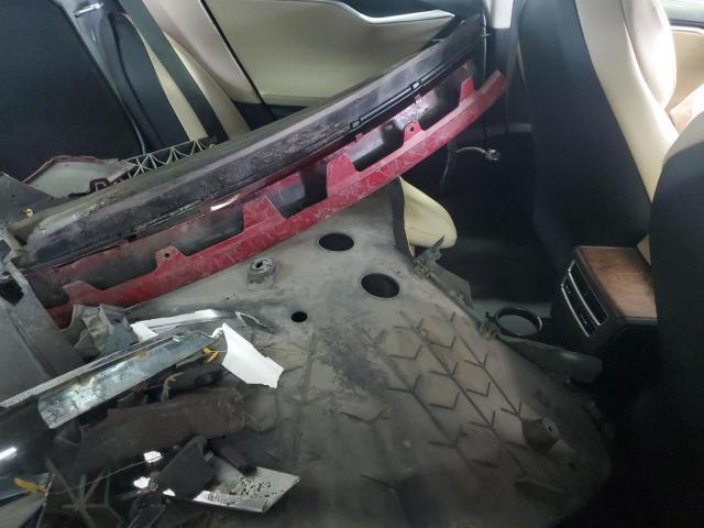 5YJSA1E2XHF194717 - 2017 TESLA MODEL S Կարմիր լուսանկար 10