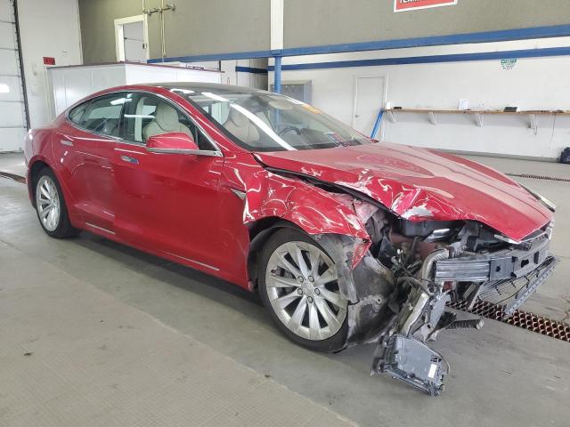 5YJSA1E2XHF194717 - 2017 TESLA MODEL S Կարմիր լուսանկար 4