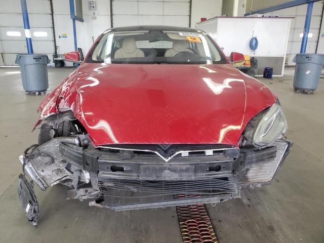 5YJSA1E2XHF194717 - 2017 TESLA MODEL S Կարմիր լուսանկար 5