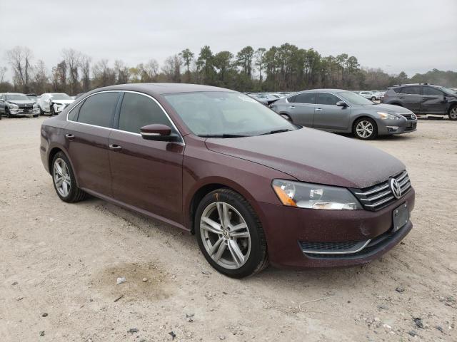 1VWBT7A31EC047140 - 2014 VOLKSWAGEN PASSAT SE PURPLE photo 4