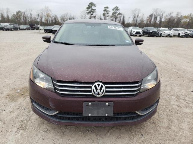 1VWBT7A31EC047140 - 2014 VOLKSWAGEN PASSAT SE PURPLE photo 5