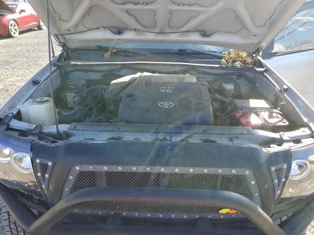 5TEJU62N76Z190098 - 2006 TOYOTA TACOMA DOUBLE CAB PRERUNNER SILVER photo 11