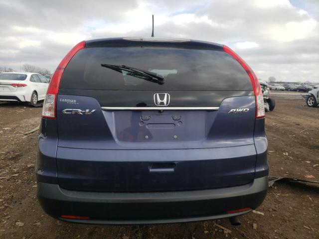 5J6RM4H57EL079220 - 2014 HONDA CR-V EX BLUE photo 6