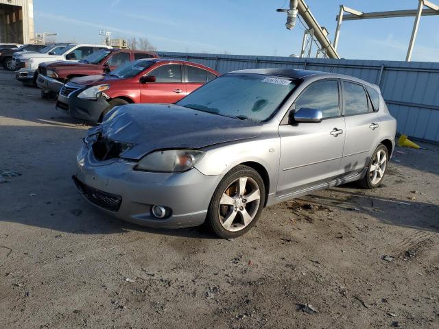 JM1BK143X41159590 - 2004 MAZDA 3 HATCHBACK GRAY photo 1