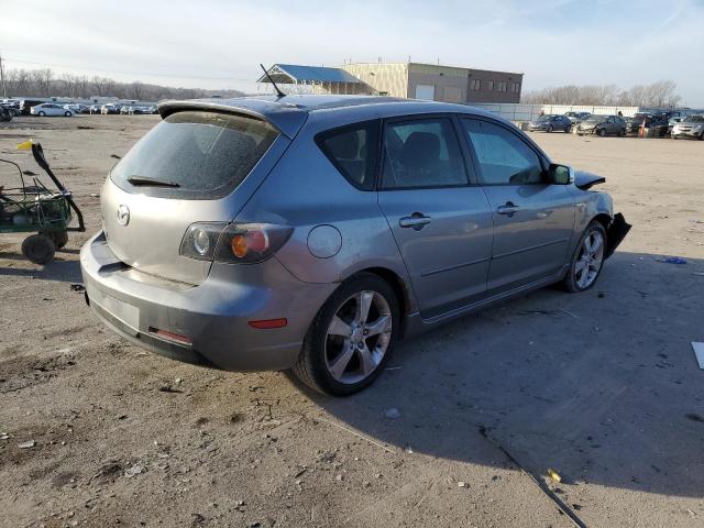 JM1BK143X41159590 - 2004 MAZDA 3 HATCHBACK GRAY photo 3