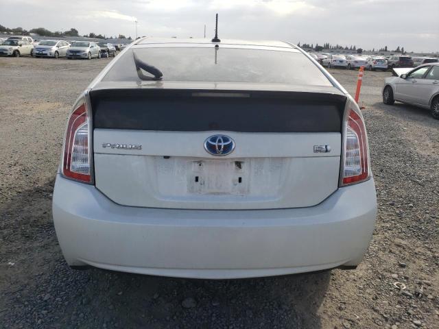 JTDKN3DU3F0445804 - 2015 TOYOTA PRIUS WHITE photo 6