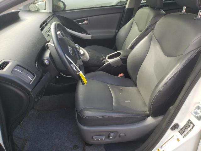 JTDKN3DU3F0445804 - 2015 TOYOTA PRIUS WHITE photo 7