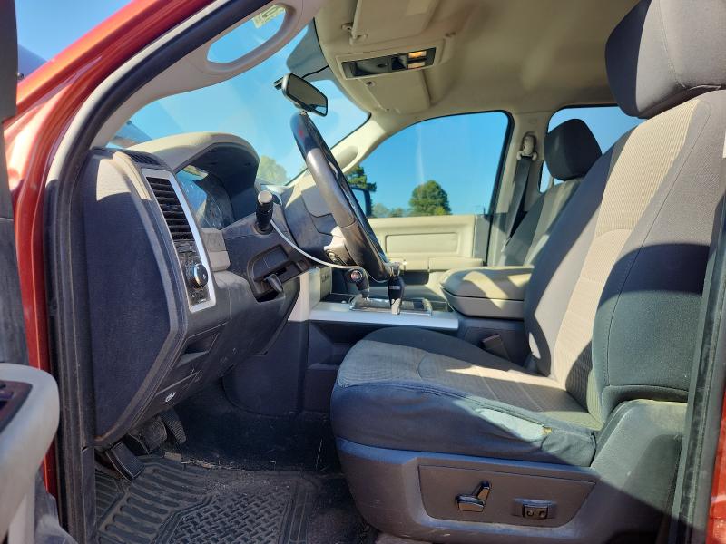 1D3HV18TX9S805599 - 2009 DODGE RAM 1500 ORANGE photo 7