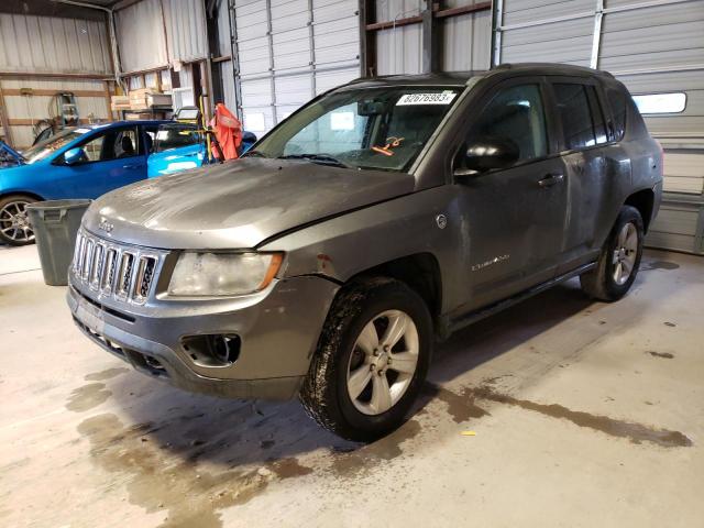 1C4NJDEB8CD638093 - 2012 JEEP COMPASS LATITUDE SILVER photo 1