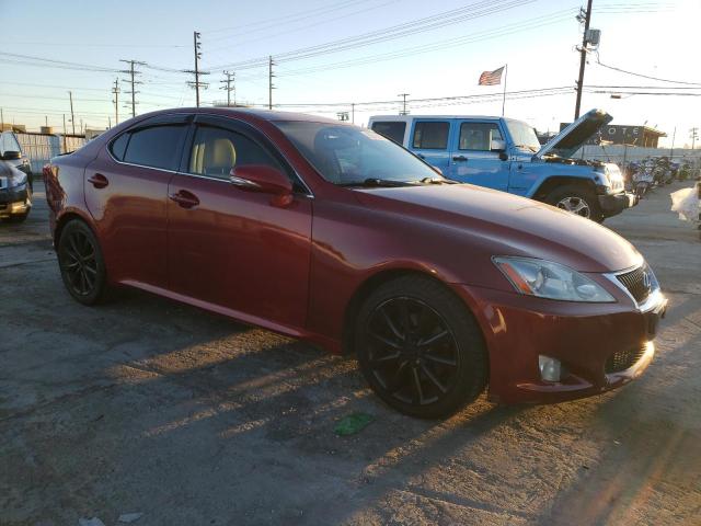 JTHBK262795093251 - 2009 LEXUS IS 250 RED photo 4