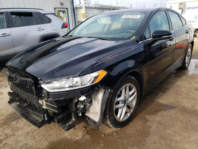 3FA6P0HD1GR299026 - 2016 FORD FUSION SE BLACK photo 1