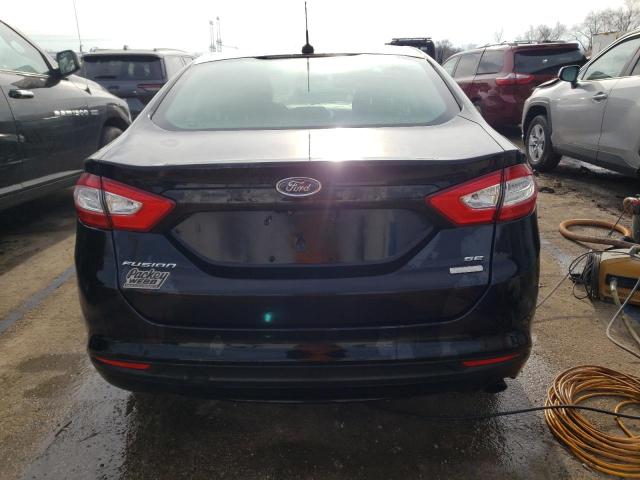 3FA6P0HD1GR299026 - 2016 FORD FUSION SE BLACK photo 6