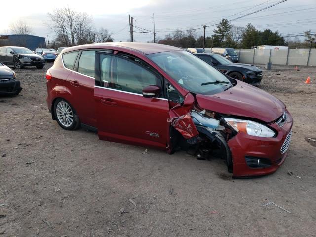 1FADP5CU8GL119986 - 2016 FORD C-MAX PREMIUM SEL RED photo 4