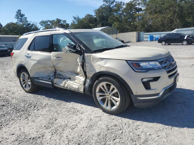 1FM5K7F86JGB74360 - 2018 FORD EXPLORER LIMITED CREAM photo 4