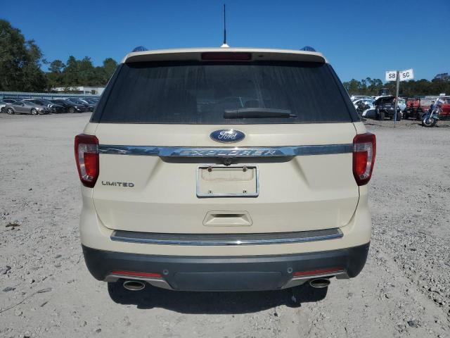 1FM5K7F86JGB74360 - 2018 FORD EXPLORER LIMITED CREAM photo 6