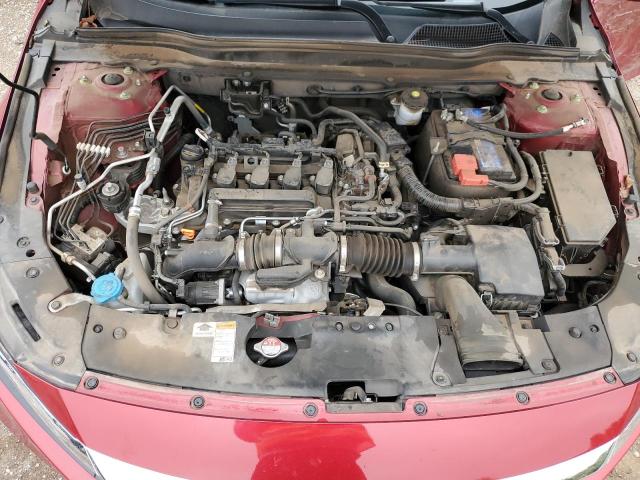 1HGCV1F59MA100817 - 2021 HONDA ACCORD EXL RED photo 11