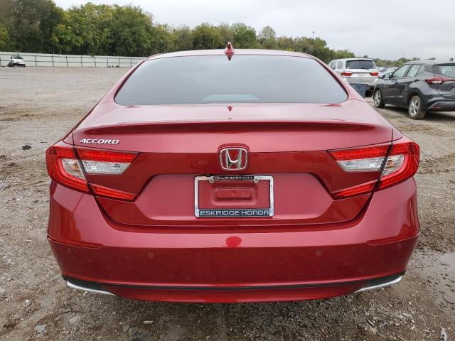1HGCV1F59MA100817 - 2021 HONDA ACCORD EXL RED photo 6