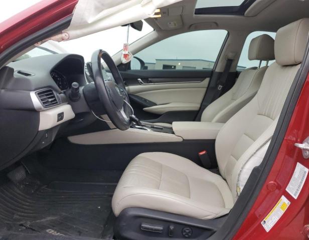 1HGCV1F59MA100817 - 2021 HONDA ACCORD EXL RED photo 7