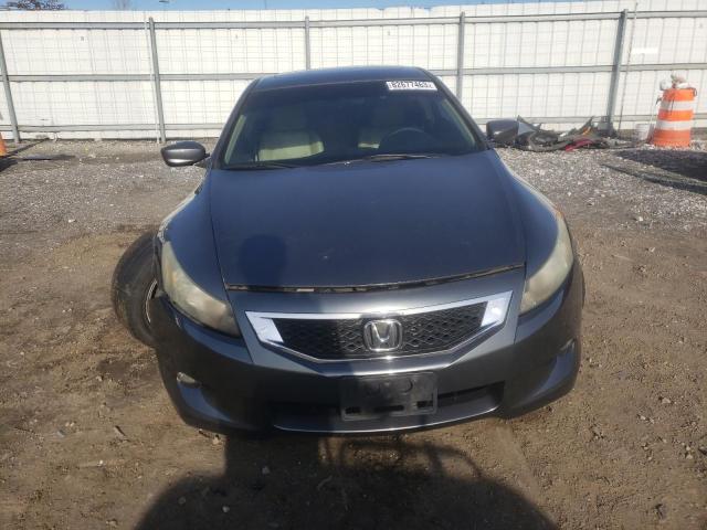 1HGCS12858A020347 - 2008 HONDA ACCORD EXL GRAY photo 5