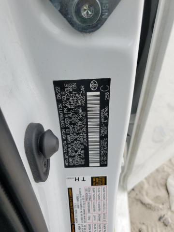 JTDKAMFU6N3182140 - 2022 TOYOTA PRIUS NIGHT SHADE Biały zdjęcie 12
