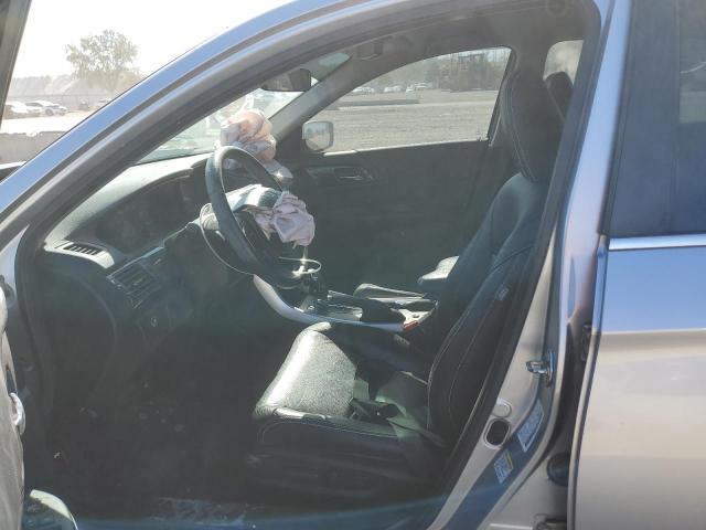 1HGCR2F56FA106975 - 2015 HONDA ACCORD SPORT SILVER photo 7