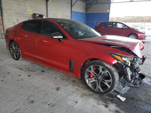 KNAE55LC7L6084603 - 2020 KIA STINGER GT2 RED photo 4