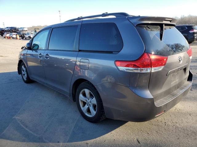 5TDKK3DC4BS114592 - 2011 TOYOTA SIENNA LE GRAY photo 2