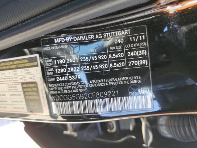 WDCGG5GB2CF809221 - 2012 MERCEDES-BENZ GLK 350 Qara foto 13