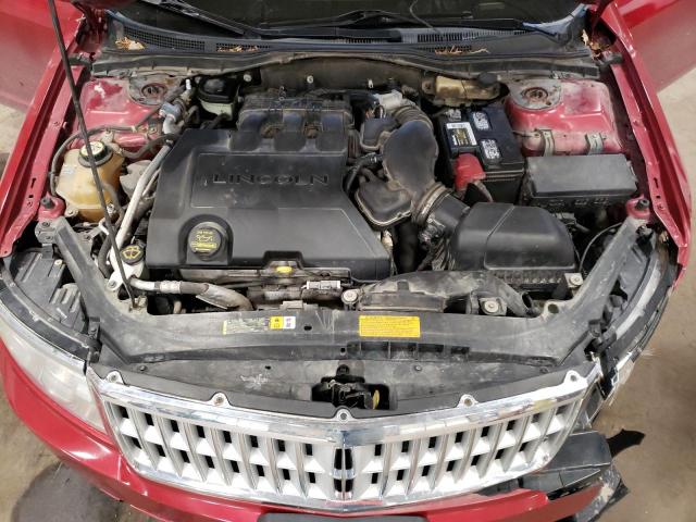 3LNHM26T39R610424 - 2009 LINCOLN MKZ MAROON photo 11