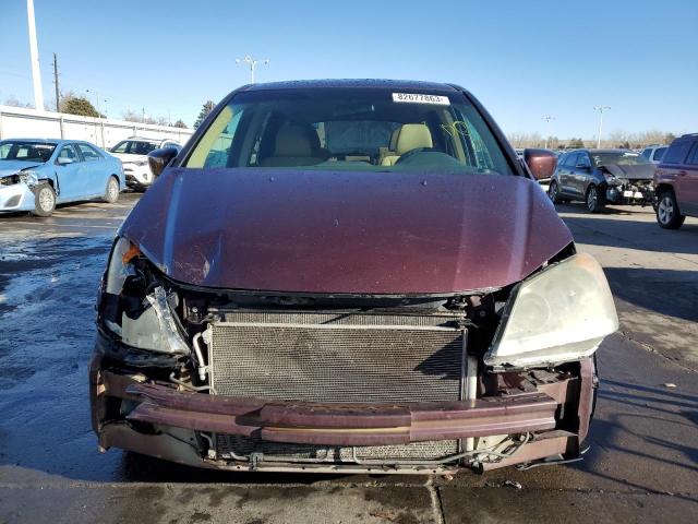 5FNRL38428B115431 - 2008 HONDA ODYSSEY EX BURGUNDY photo 5