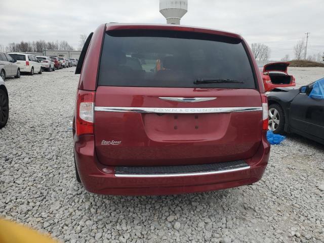 2C4RC1BG2ER368255 - 2014 CHRYSLER TOWN & COU TOURING RED photo 6