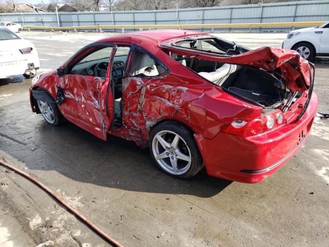 JH4DC53036S013239 - 2006 ACURA RSX TYPE-S RED photo 2