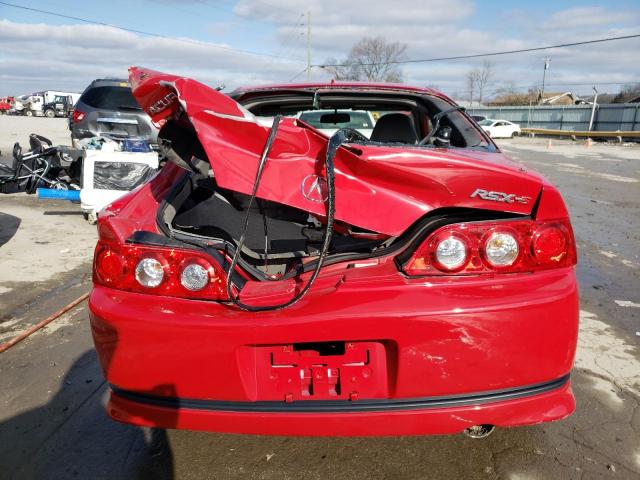 JH4DC53036S013239 - 2006 ACURA RSX TYPE-S RED photo 6