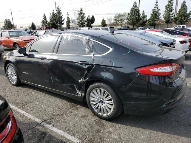 3FA6P0LU9FR245186 - 2015 FORD FUSION SE HYBRID BLACK photo 2